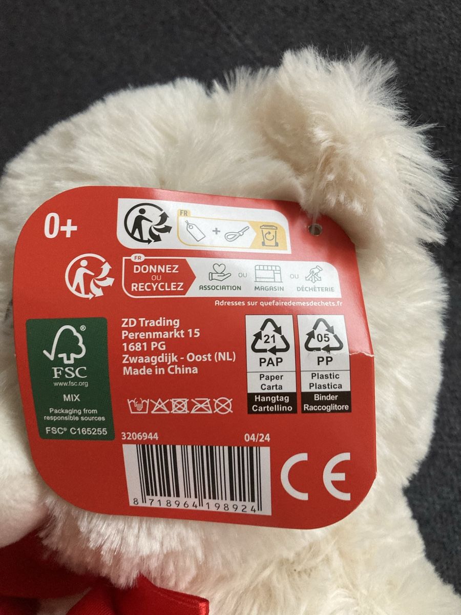 Giocattoli: Süsser Teddybär mit Herz "Love You" – Usato da Zürich venduto da onuba 3