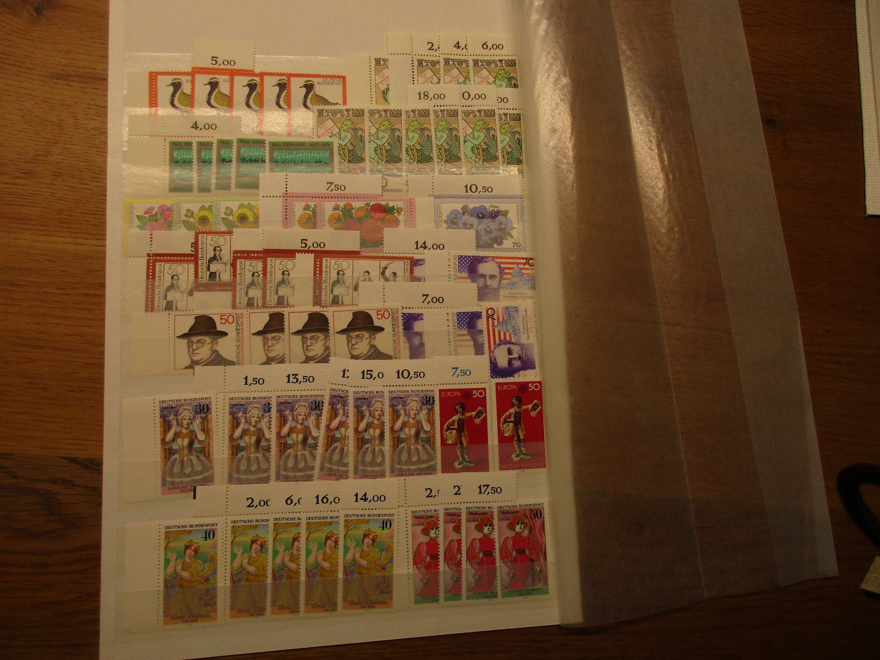 Tous les timbres: Ueber 500 BRD postfrisch – Neuf (Voir description) à Niederwil AG par Cembalo 8