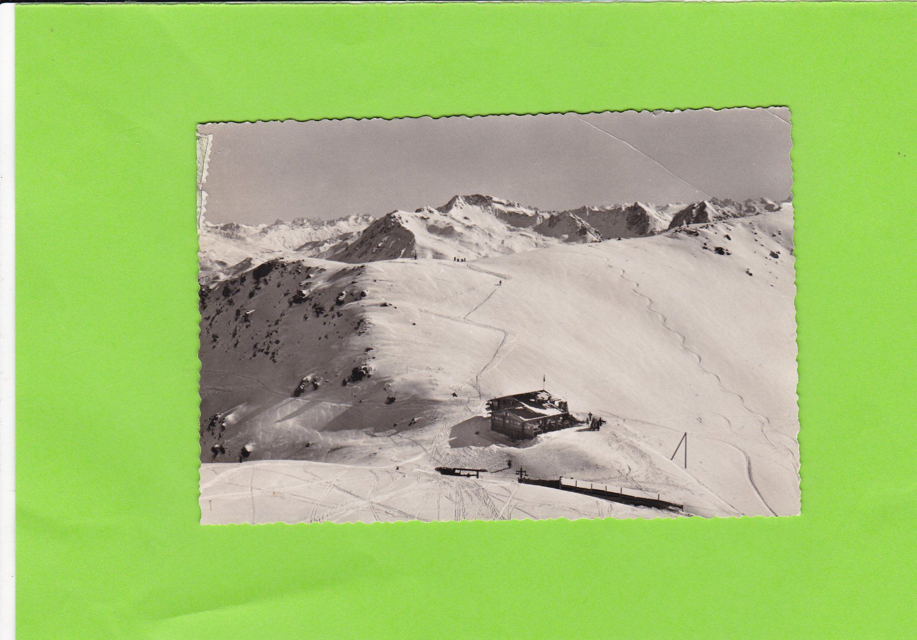 Cartoline postali: Weisshorn-Sattelhütte – Usato da St. Peterzell venduto da neckertal