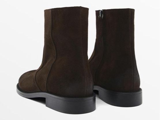Massimo Dutti Scarpe da donna: Neu Massimo Dutti Wildleder Stiefelette Braun Gr.39 – Nuovo e nell'imballaggio originale da Zumikon venduto da Valeri79 1