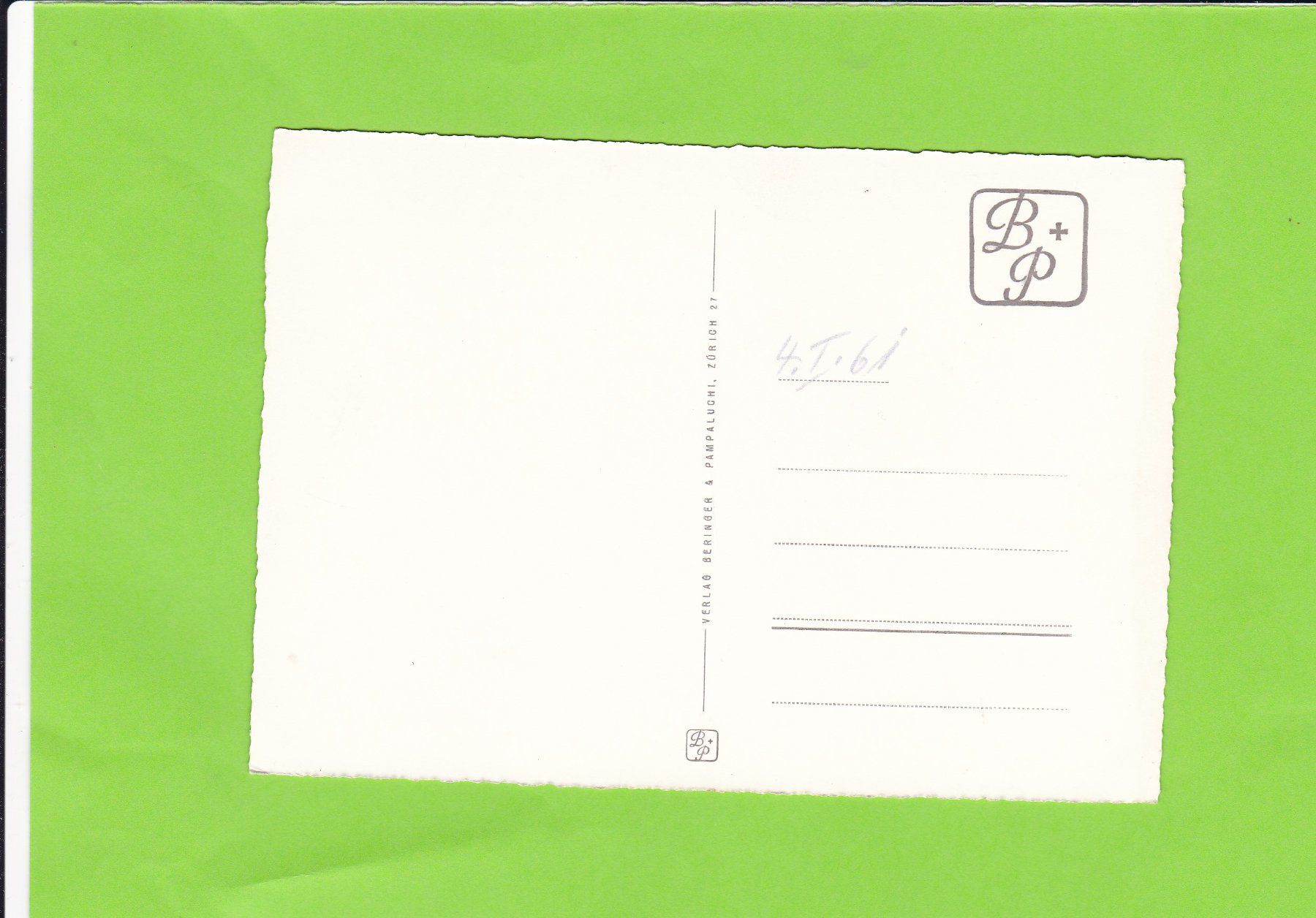 Cartoline postali: Zürich. See-Restaurant – Usato da St. Peterzell venduto da neckertal 1