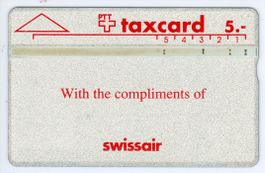 Swissair Telefonkarte  101E 16704