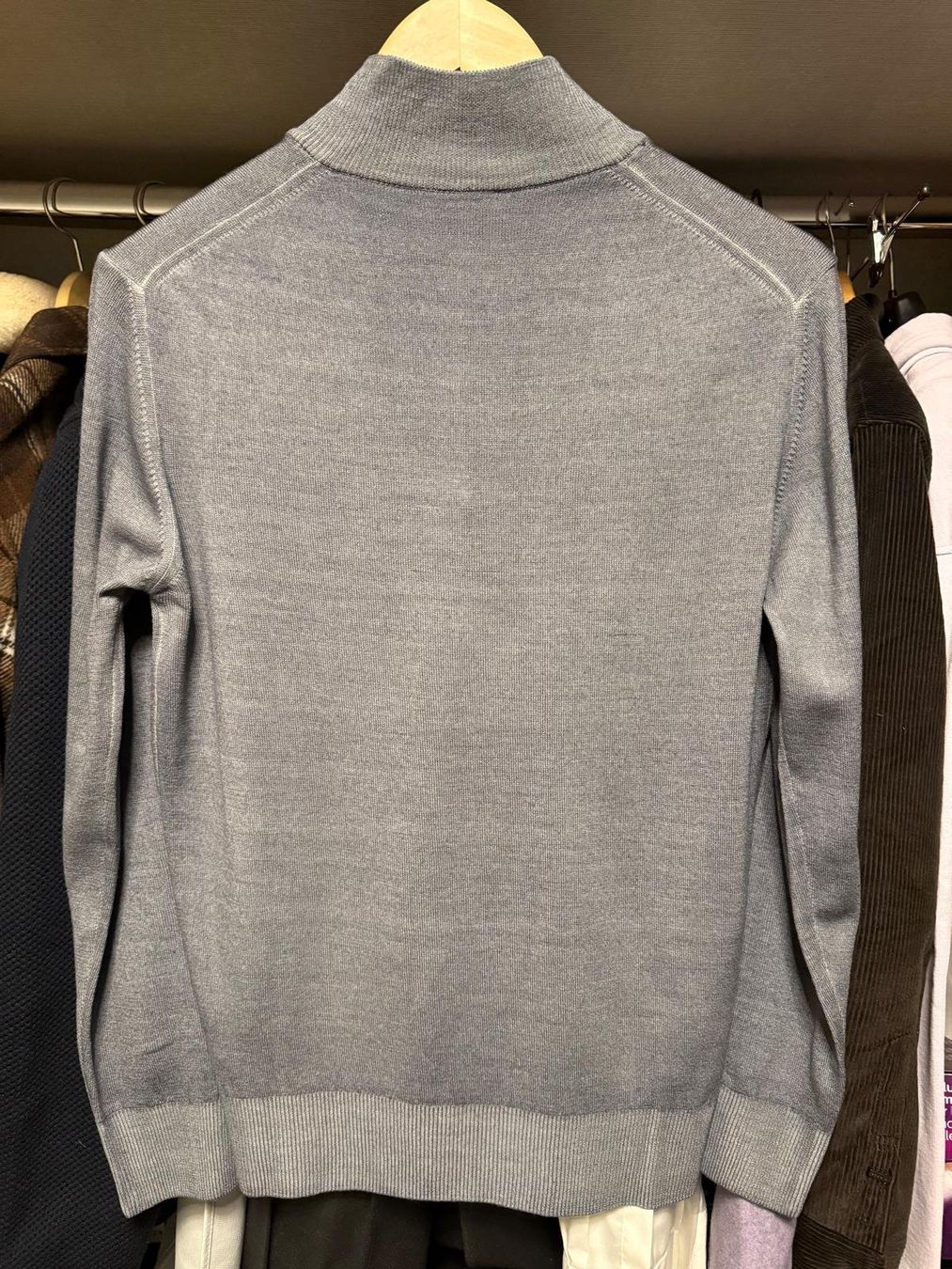 Pullover & Sweatshirts: Wunderschöner grauer Morgano-Pullover 100 % Merinowolle Neu – Neu (gemäss Beschreibung) aus Genève von Mycollection 3