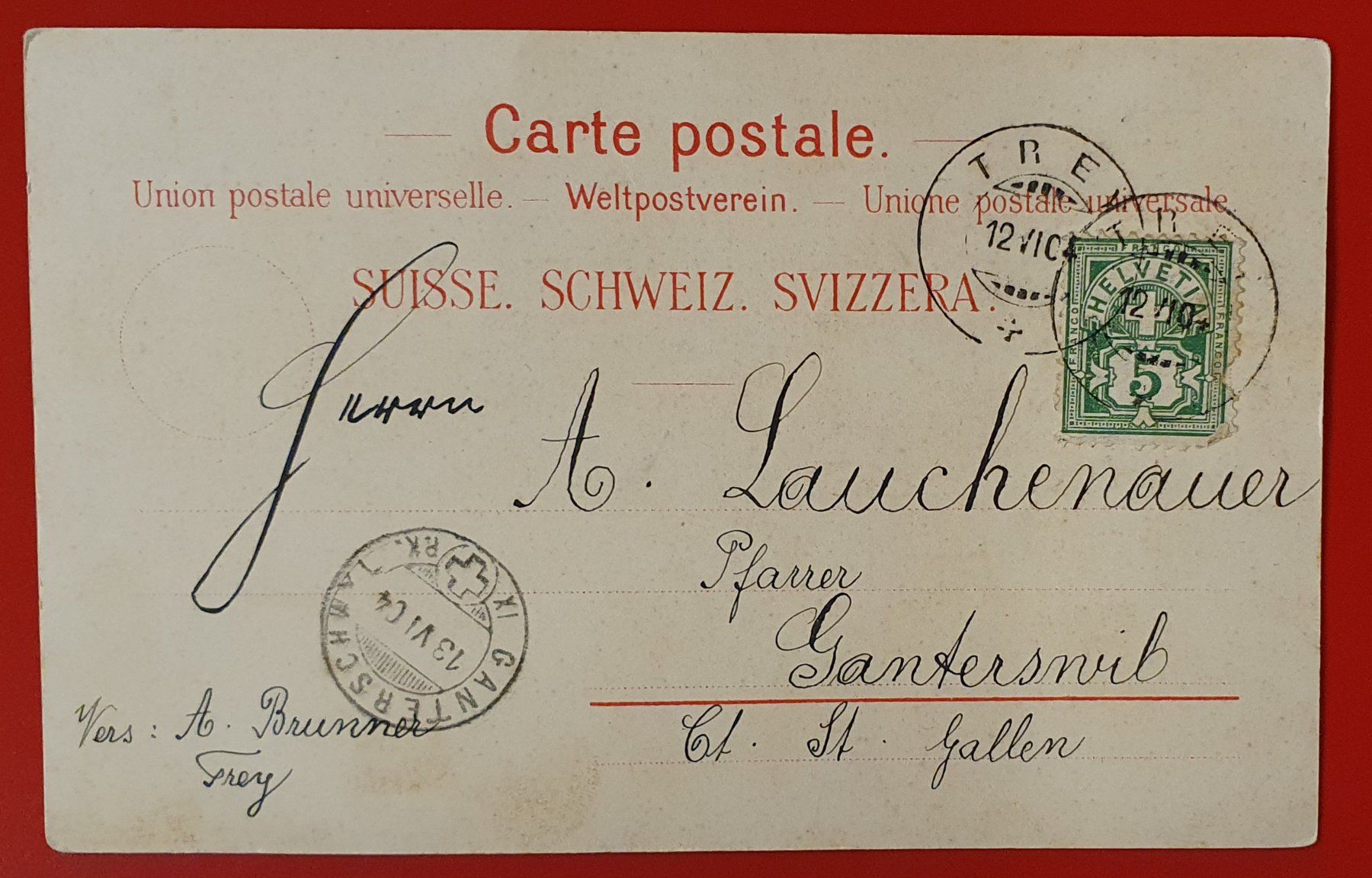Cartoline postali: Centenaire du Canton Vaud – Usato da Kreuzlingen venduto da Rschweiz1 1