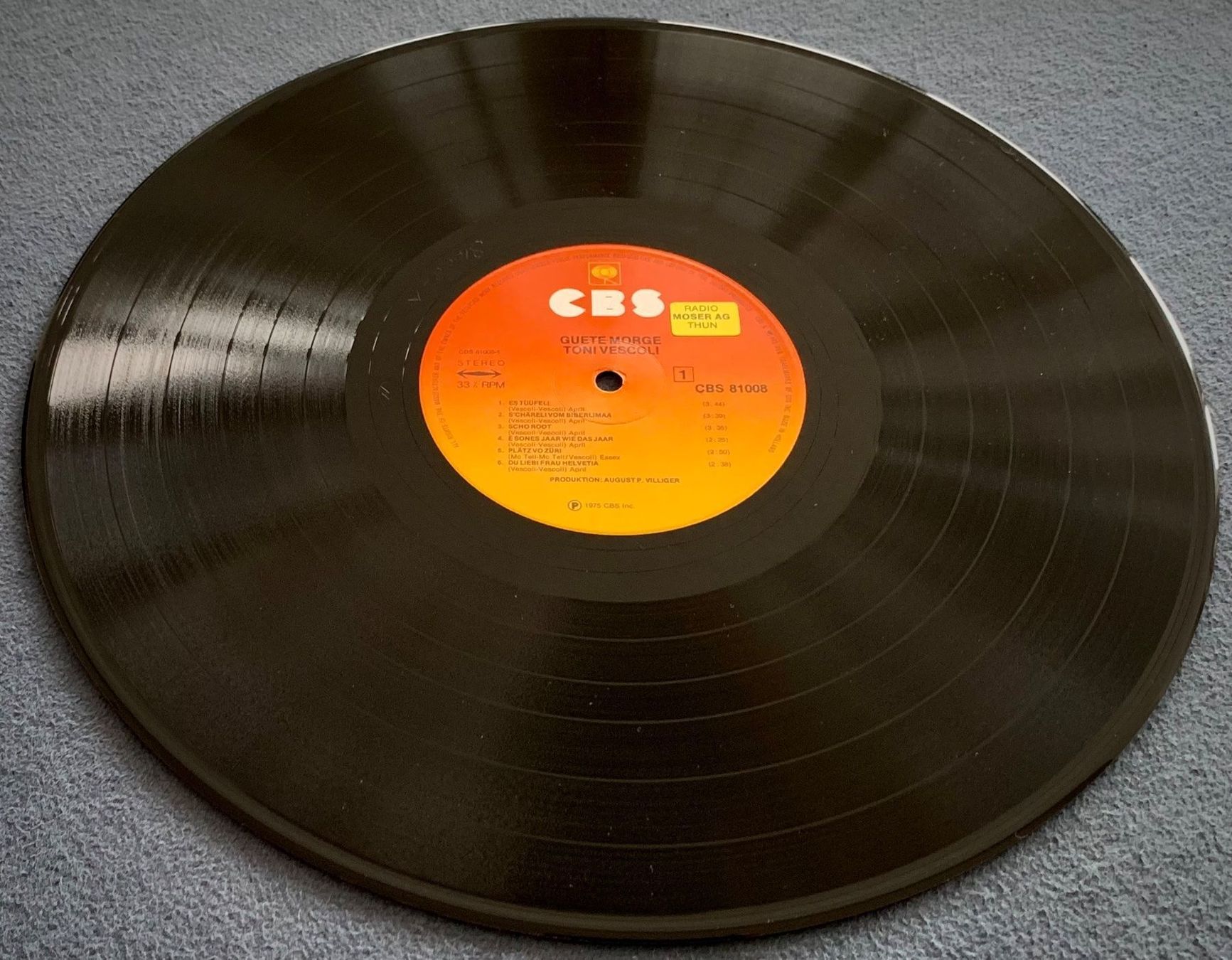 Schallplatten: Toni Vescoli "Guete Morge" – Gebraucht aus Spiez von martin-7973 2