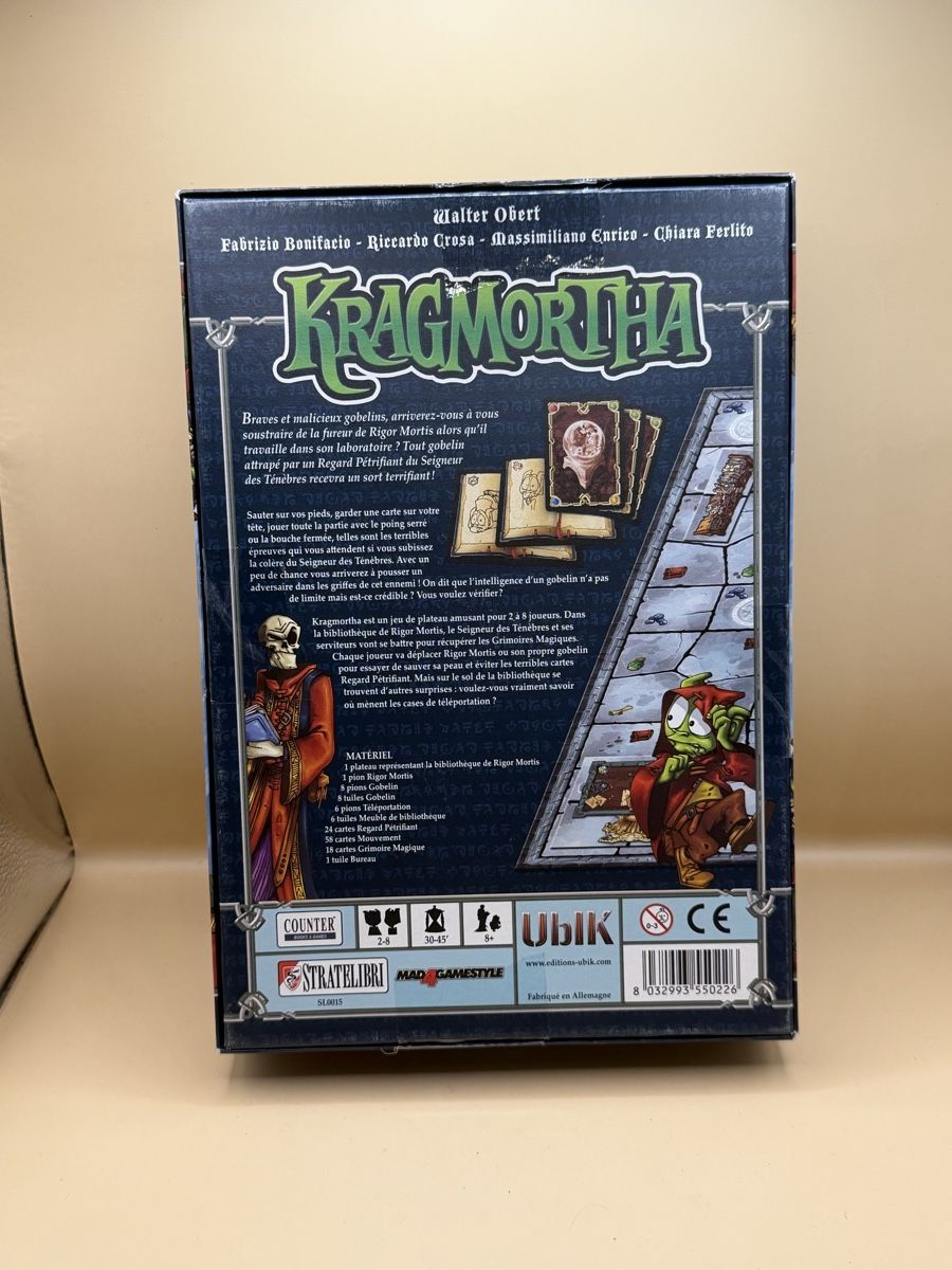 Giochi: Kragmortha jeu complet VF Ubik Stratelibri rare – Usato da Genève venduto da sho_67qj 1