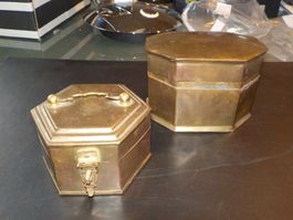 dekorative Messingbox, 2 Stück (3)
