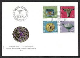 Bundesfeiermarken 1974, Ersttagsbrief