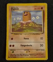 DIGLETT 47/102 BASE SET POKEMON VINTAGE ITALIANO WIZARDS ITA