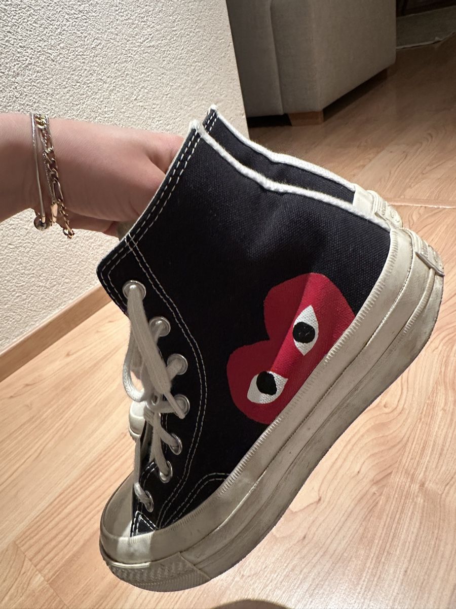 Comme Des Garcons Chaussures hommes: Converse x Comme des Garçons CDG Chuck Taylor, Gr. 38 – D'occasion à Wolfhausen par sellingmycloset 3