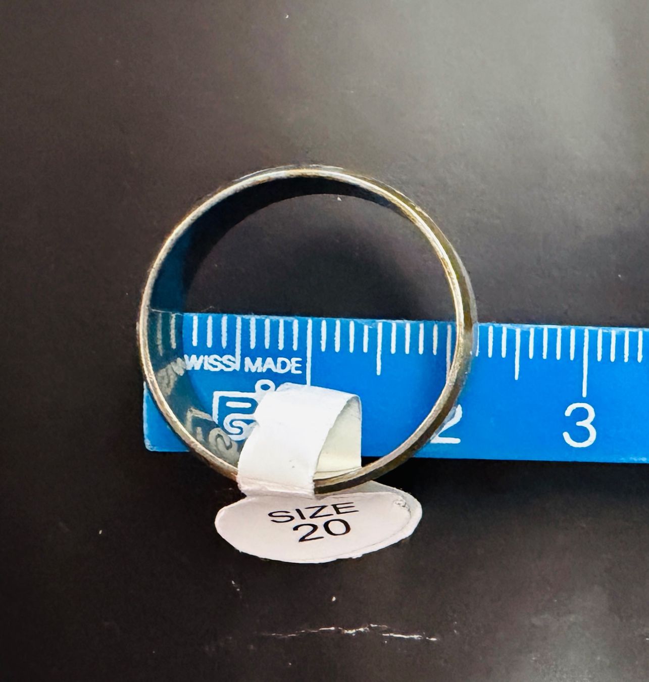 Anelli: Edelstahlring, Gold/Silber Design - Grösse 20 – Nuovo (secondo la descrizione) da Dietikon venduto da Emoruk 4