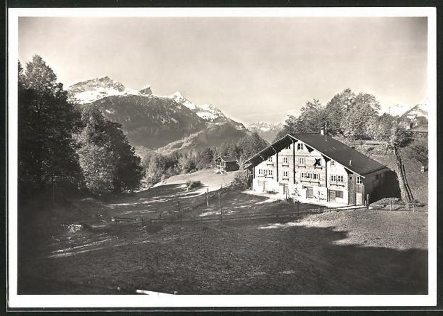 Cartoline postali: Rueti, Hasleberg, Im Grüene um 1945 – Usato da Frauenfeld venduto da POML