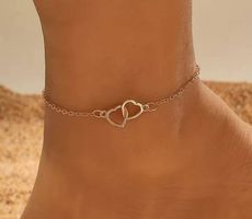 Fusskette, Kette, Schmuck, Modeschmuck, Herzmotiv, bracelet