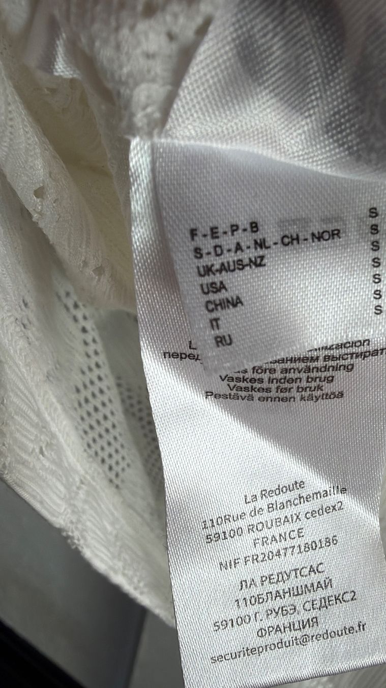 La Redoute Top: Top in weiss, Gr. S – Usato da Volketswil venduto da Irkasha 3