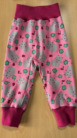 Pumphose Mitwachshose Nilpferd Gr. 68/74 Neu