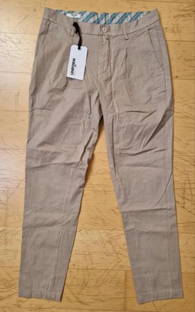 UNIFORM Chino-Hose, beige, Grösse 31, NEU