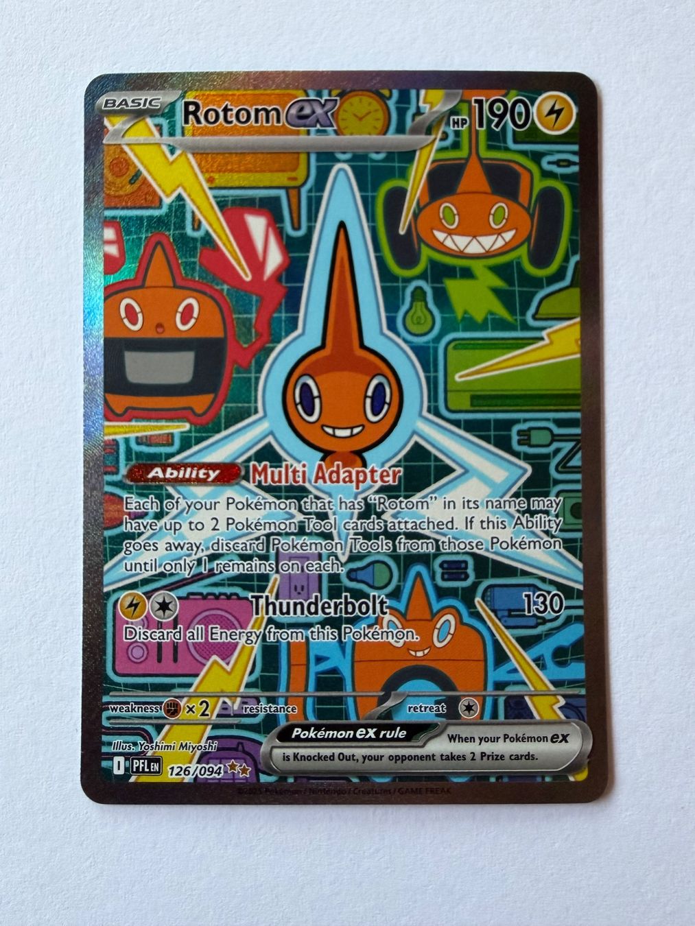 Pokémon Carte collezionabili: Rotom ex 126/094 – Usato da Ilanz venduto da caui