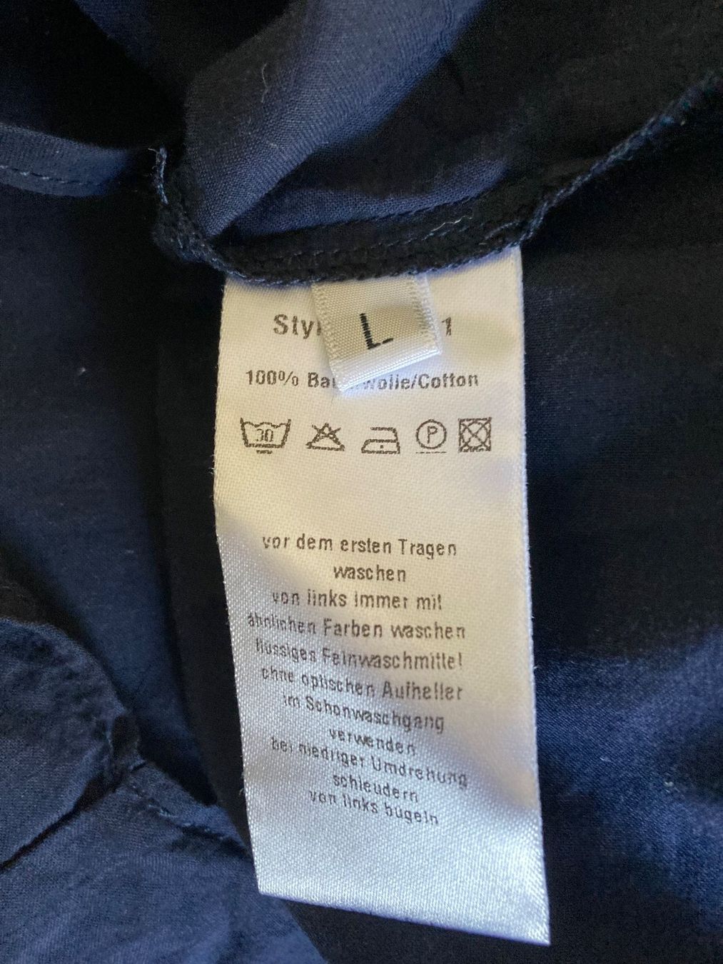 Blusen: Bluse von Backstage dunkelblau Grösse L – Gebraucht aus Bolligen von ocean133 3
