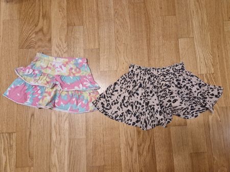Lot de 2 jupes d'été pour filles, taille 98
