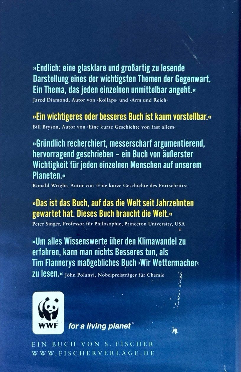 Libri: Tim Flannery, Wir Wettermacher – Usato da Sarnen venduto da Livres 1