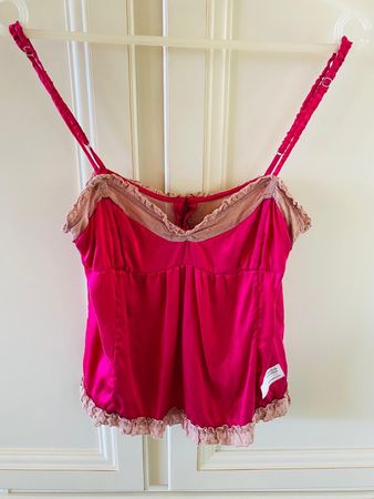 pink seiden Top Od Molly allerliebst