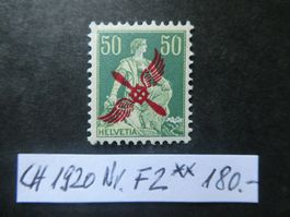 CH 1920 Nr. F2 postfrisch **
