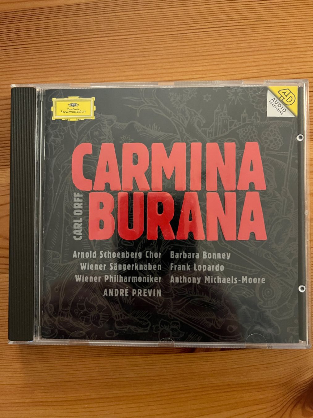 CD: CARMINA BURANA - CARL ORFF - ANDRÉ PREVIN – Usato da Lausanne venduto da sbar224