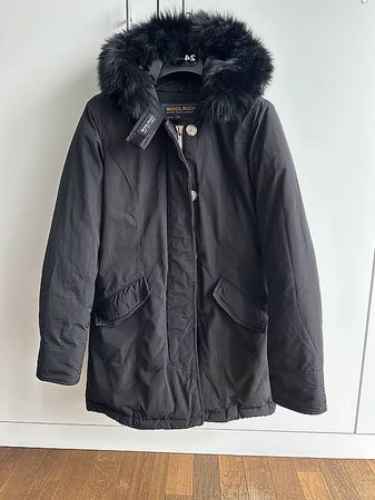 Woolrich Daunenmantel mit Echtpelz Gr.S
