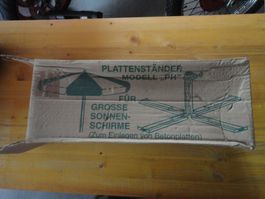 Neuer Sonnenschirmständer, Schirmsockel, Ständerkreuz