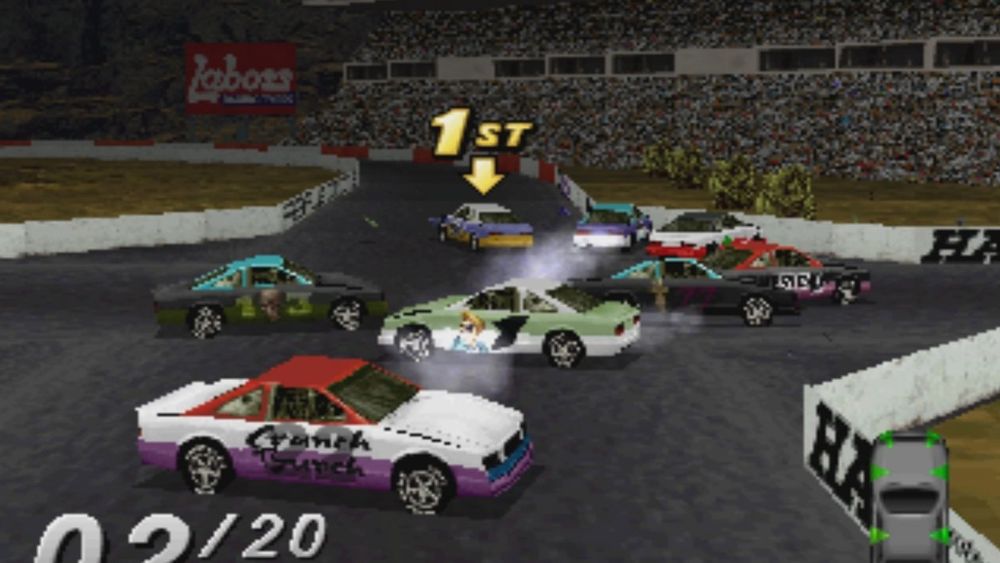 Jeu Destruction Derby Arenas PS2 - Version Promo Beta PAL, Bon état, Course