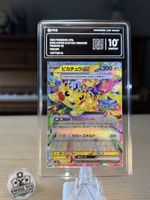 Pokemon Pikachu ex 033/106 RR Graded 10+