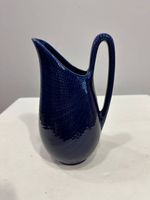 Keramikkrug von Rörstrand Sweden in Tiefblau