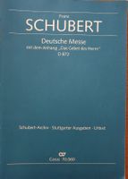 Franz Schubert: Deutsche Messe D 872 - Partitur, neu