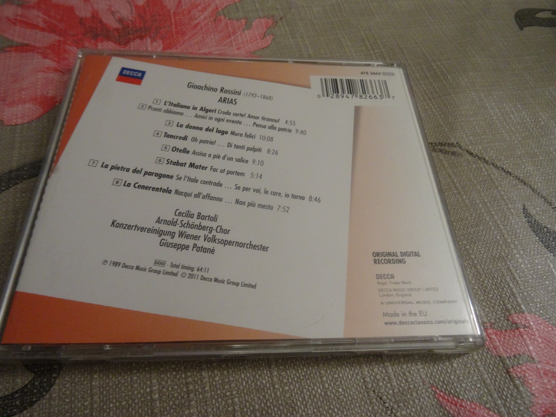 CD: Cecilia Bartoli - Rossini Arias CD – Usato da Olten venduto da Disc-Ausverkauf 1