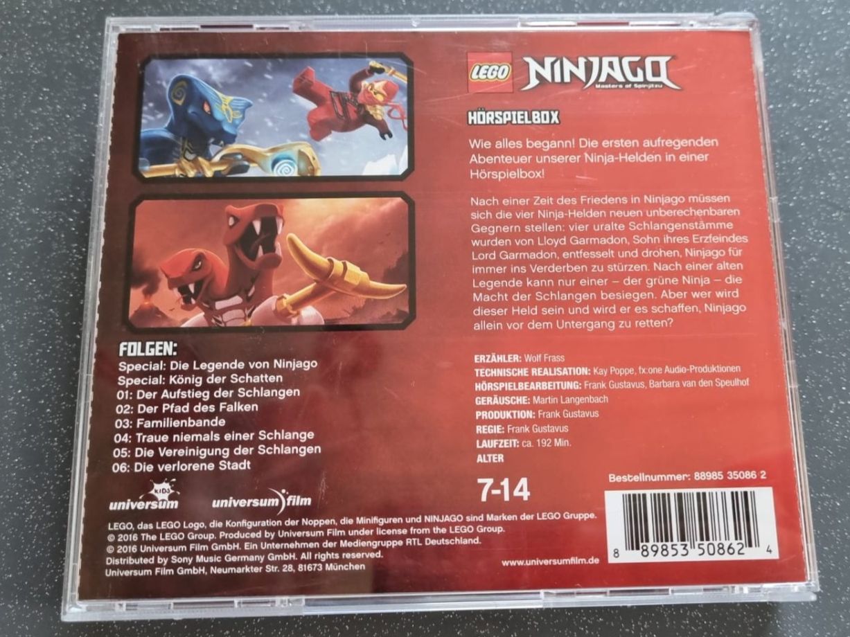 Audiolibri: Lego Ninjago 17 Folgen – Usato da Kleinlützel venduto da sam_9wyn 2