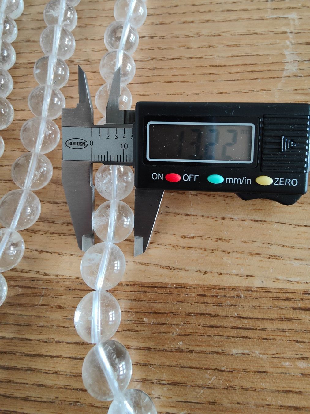 Pietre preziose: Bergkristall, Beads 13mm, Strang – Nuovo e nell'imballaggio originale da Rümlang venduto da 21f 4