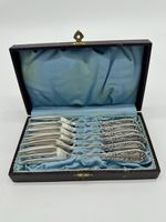 Set of 8 Antique Silver Forks