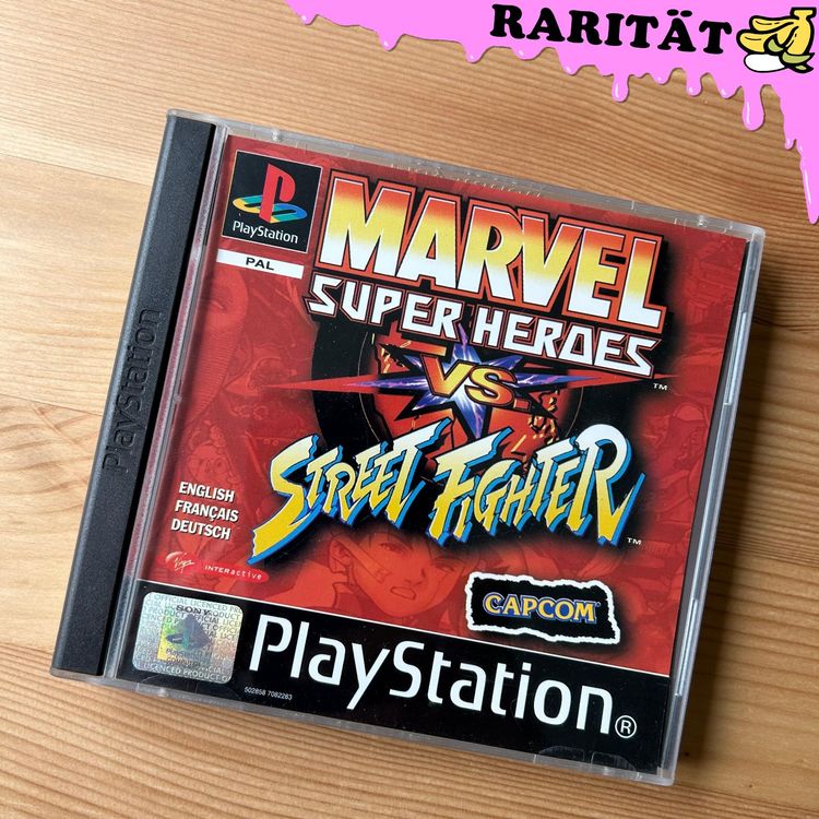 Jeu PS1 Marvel Super Heroes - Version Française Loose - Bon état - PlayStation