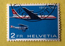 Nr.465 Sonderpostmarken 50 Jahre Flugpost 1969   