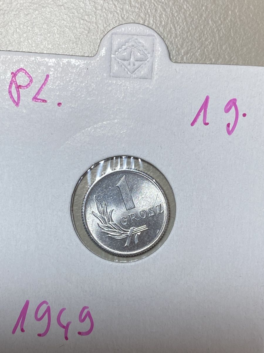 Toutes les monnaies: Pologne - 1 groszy - 1949 – D'occasion à Payerne par Mike1682