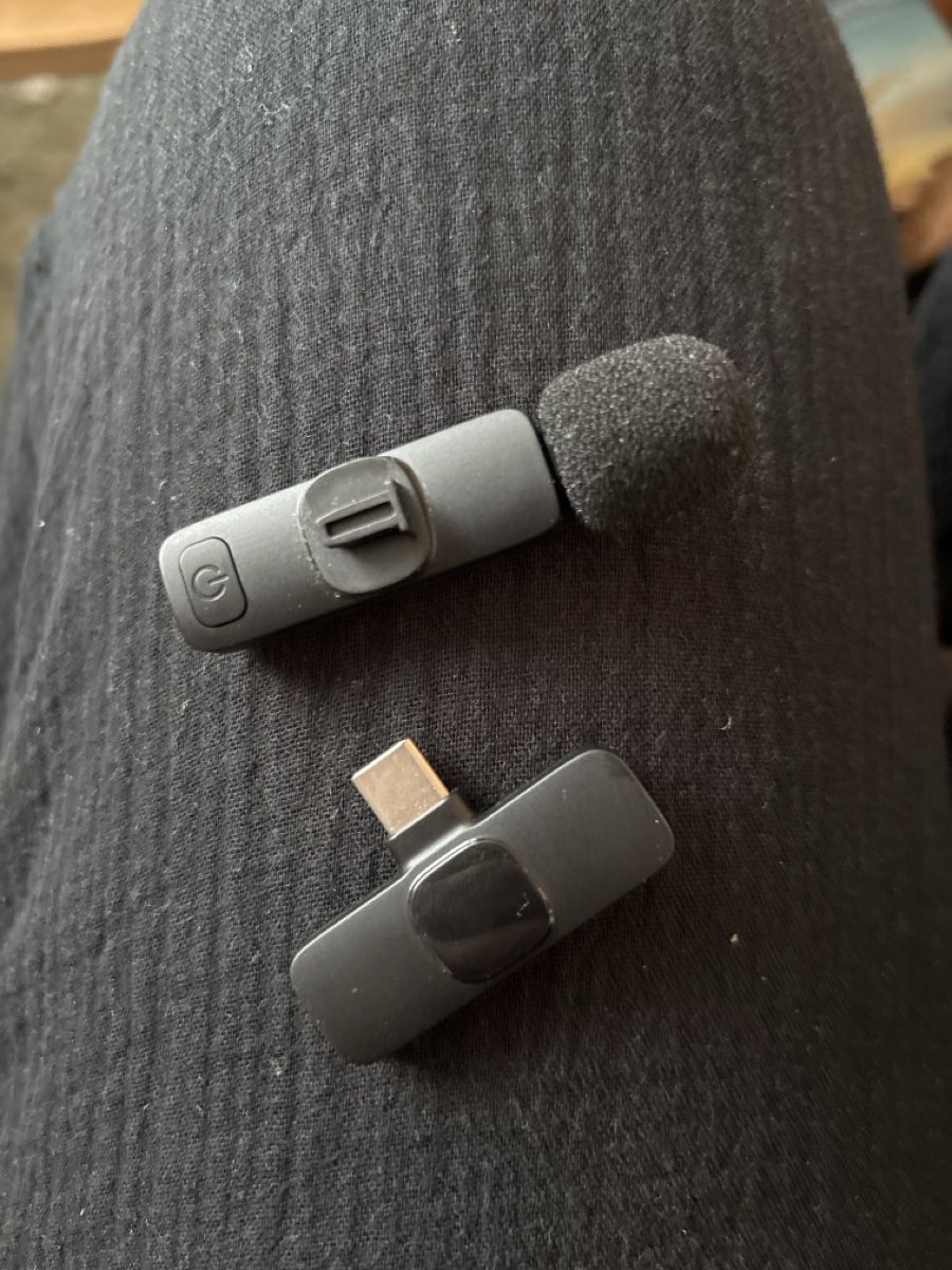 Microfoni: Drahtloses Mikrofon mit USB-C Empfänger schwarz neu – Usato da Wilen b. Wollerau venduto da ali_x8qw
