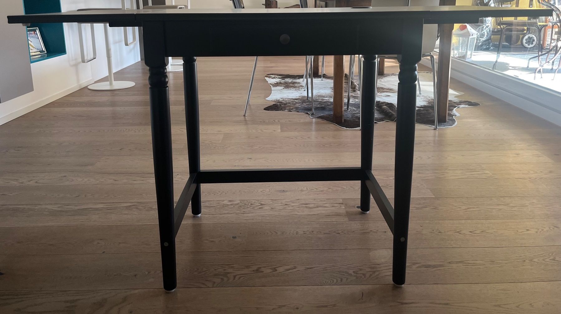 Scrivanie: Table pliable noire avec un tiroir – Usato da Troinex venduto da gra_w2qw 9