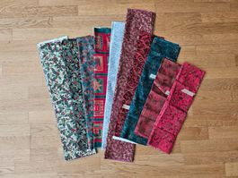 Patchwork Stoff 10stk verschiedene Grössen (nr.98)