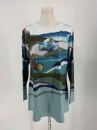 Long Langarmshirt Gr. L