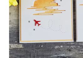 Neues Stanzschablonenset mini Flugzeuge