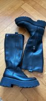 Leder Stiefel Plateau (Knee-High-Boots)
