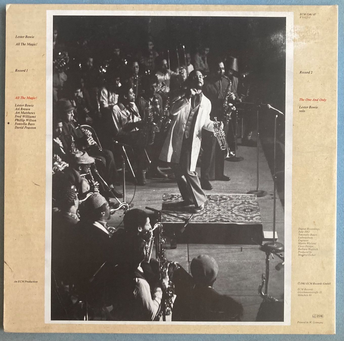 Dischi in vinile: LESTER BOWIE - ALL THE MAGIC! – Usato da Poliez-Pittet venduto da Newtown-Records 1
