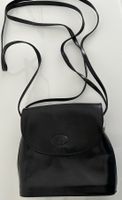 Schwarze Ledertasche