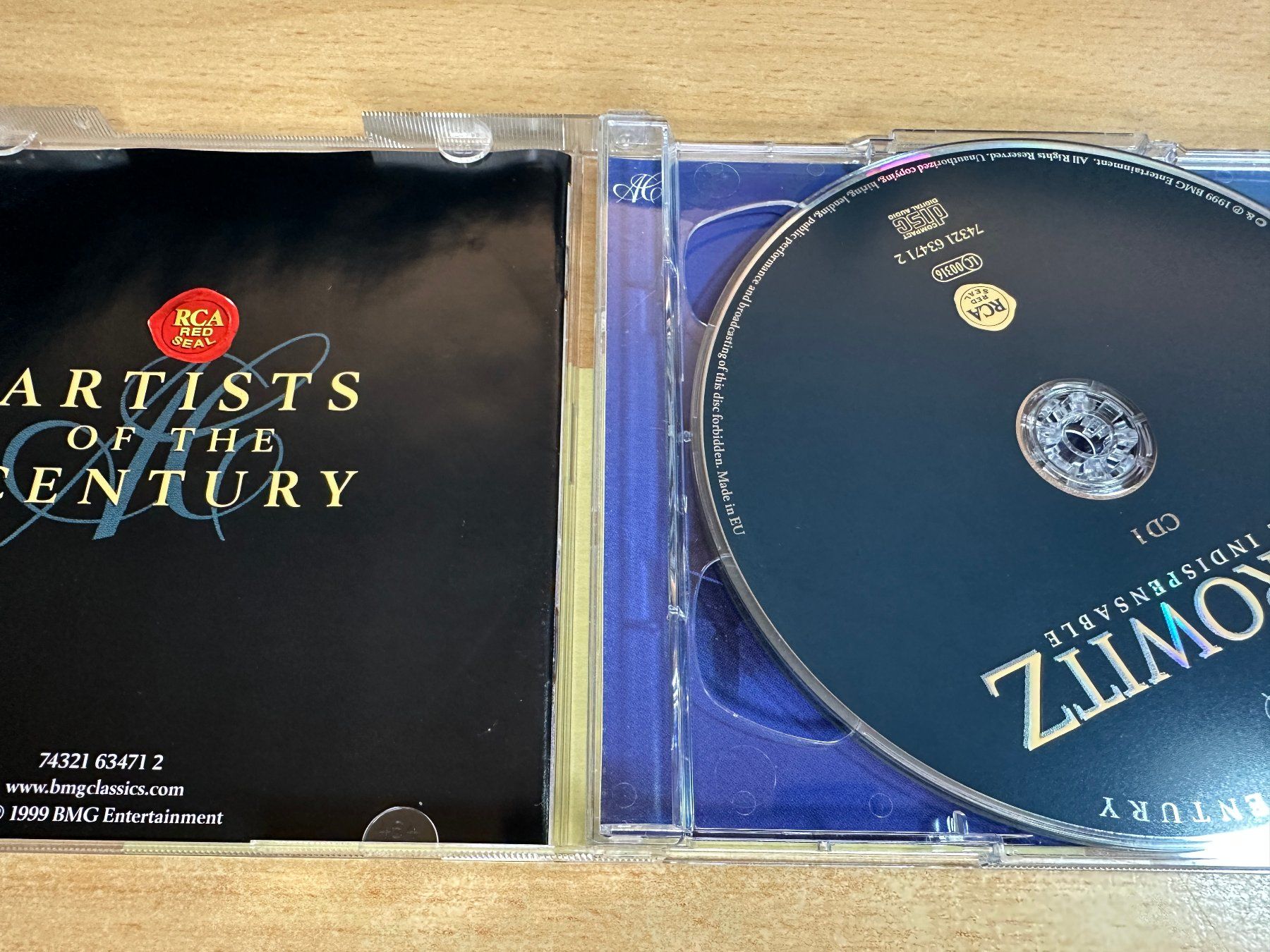 CD: B7 Vladimir Horowitz – The Indispensable - 2 CD – Usato da Rikon im Tösstal venduto da Alpenmutz 2