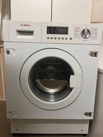 Lave-linge Bosch + sèche-linge + meuble IKEA 